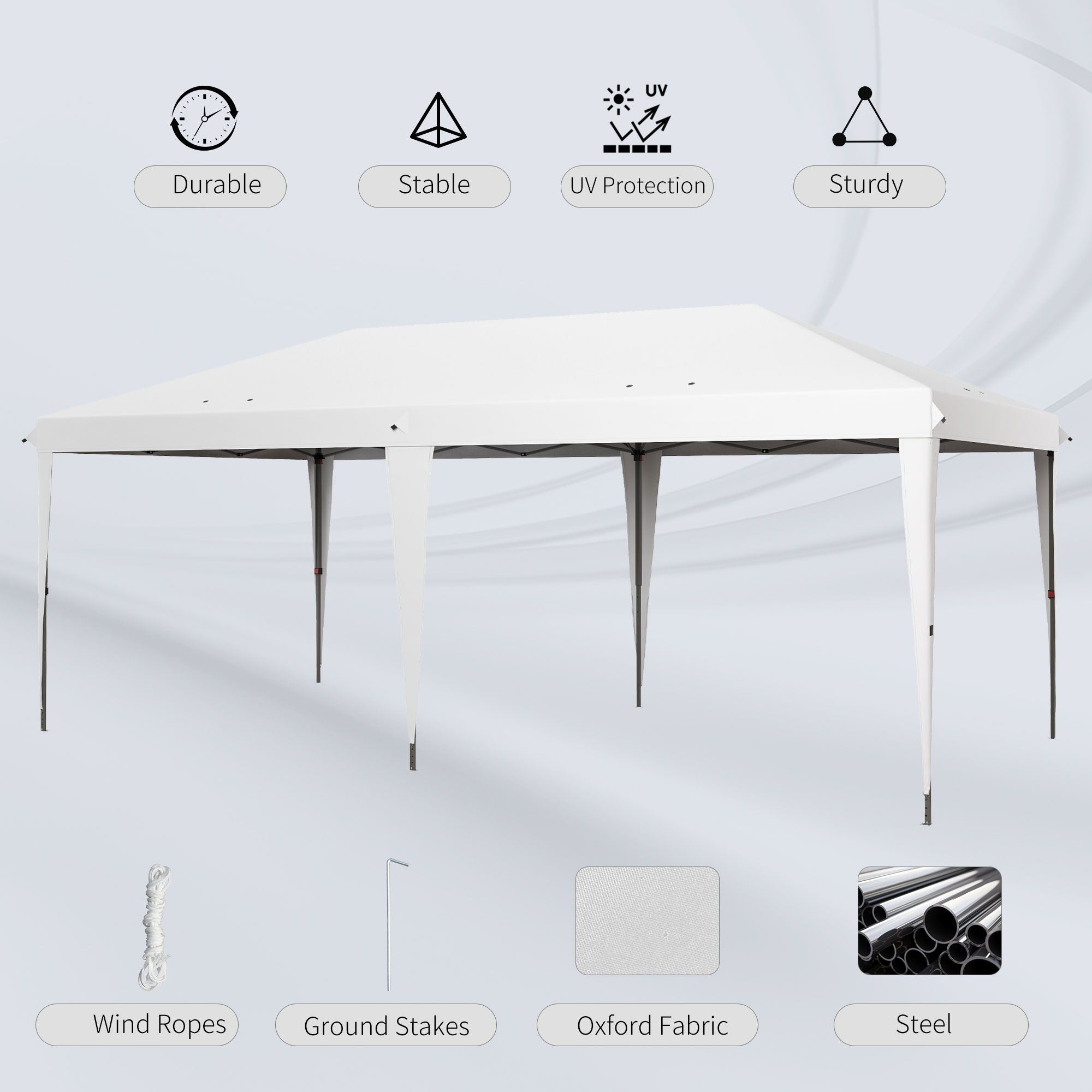 Heavy-Duty Pop Up Canopy Tent